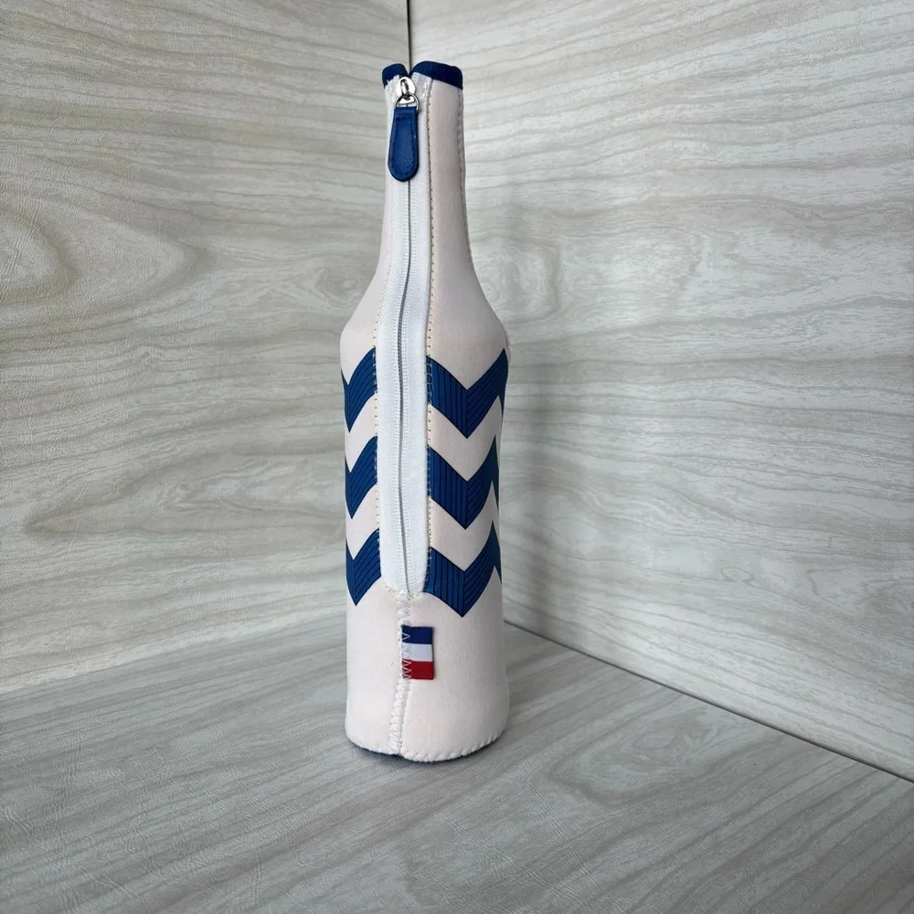 Grey Goose Vodka Insulated Bottle Cover Zip Up Neoprene Koozie Sleeve 750ml